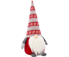 Kalėdų nykštukas Raudona 60 cm Poliesteris