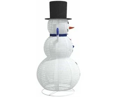 Kalėdų Snieguolių Šeima su 270 LED 3 pcs Šilta balta audinys