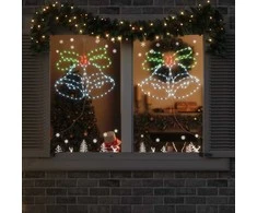Kalėdų varpelis su 144 LED Įvairiaspalvis 57 x 47,5 cm PVC