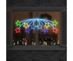 Kalėdų Žvaigždė su 432 LED Įvairiaspalvis 182 x 58 cm PVC