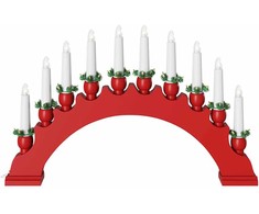 Kalėdų žvakių arkos su 10 LED žvakių LED Šilta balta