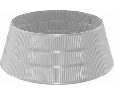 Kalėdųeglutėssijonas Kūgio forma Sidabrinė Ø 73 x 25,5 cm