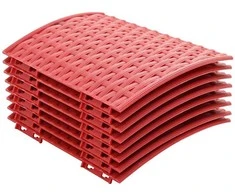 Kalėdųeglutėssijonas Raudona Ø 65 x 24 cm Plastmasė