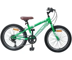 Kalnų Dviratis 20 Colių 6-Speed 5-8 metų Žalia