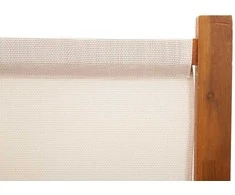 Kambario pertvara, 6 dalių, kreminės baltos spalvos, 420x180cm