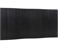 Kambario pertvara, juodos spalvos, 165x400cm, bambukas