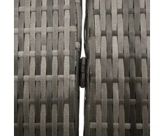 Kambario pertvara Pilka 146 x 180 cm poliratanas
