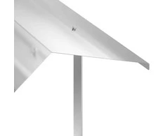 Kaminų gaubtas Sidabro 60 x 60 x 38 cm Nerūdijantis Plienas