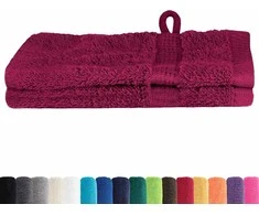 Svečių Rankšluostis SOLUND 2 pcs Vyšninė 15 x 21 cm 550 gsm
