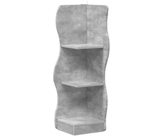 Kampinė lentyna Betono pilka 34 x 33 x 102 cm Apdirbta mediena