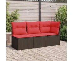 | Sodo sofa | su pagalve Ruda 62 x 62 x 69 cm poliratanas