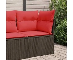 | Sodo sofa | su pagalve Ruda 62 x 62 x 69 cm Poli ratanas