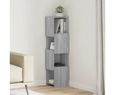 Kampinė spintelė Pilkas Sonoma 25,5x25x102cm Apdirbta mediena