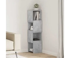 Kampinė spintelė Betono pilka 25,5x25x102cm Apdirbta mediena