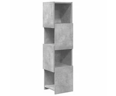 Kampinė spintelė Betono pilka 25,5x25x102cm Apdirbta mediena