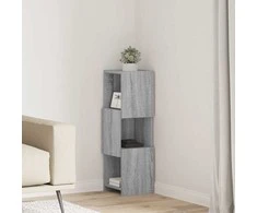 Kampinė spintelė Pilkas Sonoma 25,5x25x80cm Apdirbta mediena