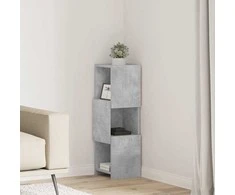 Kampinė spintelė Betono pilka 25,5x25x80cm Apdirbta mediena