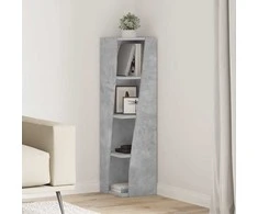 Kampinė spintelė Betono pilka 27,5x27x102cm Apdirbta mediena
