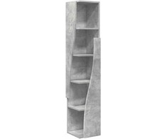 Kampinė spintelė Betono pilka 27,5x27x140cm Apdirbta mediena