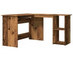 kampinis rašomasis stalas Senas medis 120x140x75 cm