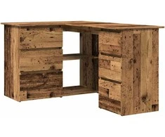 kampinis rašomasis stalas Senas medis 145x100x76 cm
