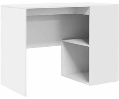 Kampinis rašomasis stalas su stalčių Balta 102 x 88 x 75 cm