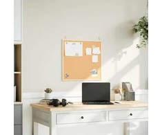 Kamštinė lenta su pušies masyvo rėmu, 60x55 cm