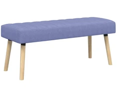 Kanalo paminkštintas suolas Džinsinės mėlynos 110 x 40 x 46 cm