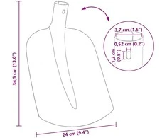 Kastuvo galva 4 pcs Juoda 34,5 x 24 cm