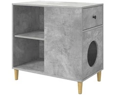 Katės namelis Betoninė 72 x 42.5 x 70 cm Apdirbta mediena