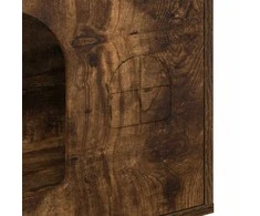 Katės namelis Rūkyta ąžuolas 51 x 30 x 52 cm Apdirbta mediena