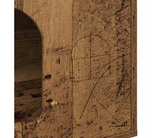 Katės namelis Senas medis 51 x 30 x 52 cm Apdirbta mediena
