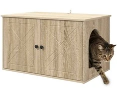Katės namelis Sonoma 85 x 55 x 50,5 cm Apdirbta mediena