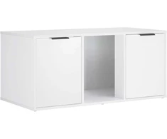 Katės narvo baldai Balta 100 x 49 x 45 cm Apdirbta mediena