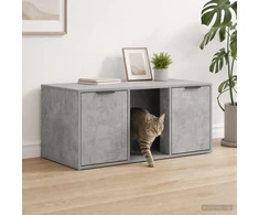 Katės narvo baldai Betono pilka 100 x 49 x 45 cm