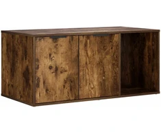 Katės narvo baldai Dūminio ąžuolo 100 x 49 x 45 cm