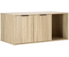 Katės narvo baldai Sonoma ąžuolas 100 x 49 x 45 cm