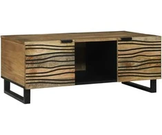 Kavos staliukas Natūrali 100 x 54 x 40 cm Apdirbta mediena