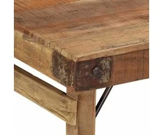 Kavos staliukas Ruda 110 x 55 x 40 cm Kietas atkurtas medis