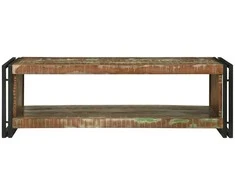 Kavos staliukas 120 x 50 x 38 cm Kietas atkurtas medis