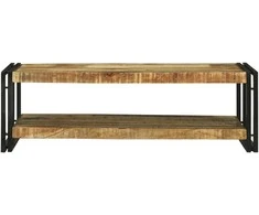 Kavos staliukas Ruda 120 x 50 x 38 cm Kietas mango medis