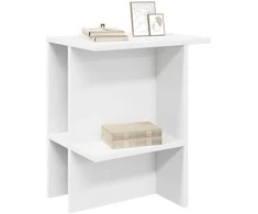 Kavos staliukas 2 pcs Balta 40 x 30 x 49 cm Apdirbta mediena