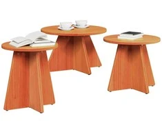 Kavos staliukas 3 pcs Vaško ruda