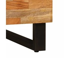 Kavos staliukas Ruda 80 x 50 x 40 cm Kietas mango medis