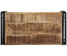 Kavos staliukas 80x40x35 cm Masyvus Rough Wood Mango
