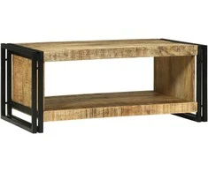 Kavos staliukas Ruda 90 x 50 x 38 cm Kietas mango medis
