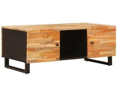 Kavos staliukas Ruda 100 x 54 x 40 cm Kietas mango medis