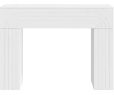 Kavos staliukas Balta 102 x 35 x 75 cm Apdirbta mediena