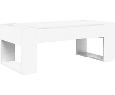 Kavos staliukas Balta 110 x 50 x 41 cm Apdirbta mediena