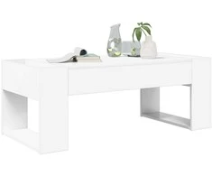 Kavos staliukas Balta 110 x 50 x 41 cm Apdirbta mediena